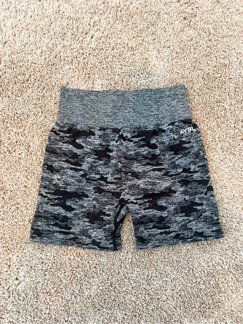 AYBL Women’s Gray Camo Stretch Bike Shorts